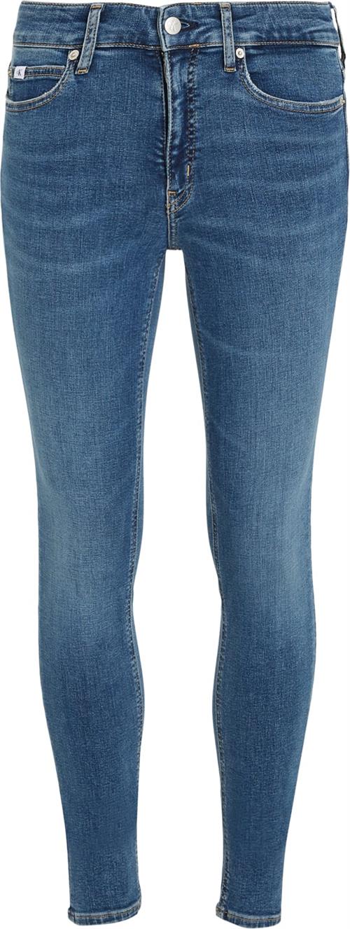 Calvin Klein MID Rise Skinny Kvinde 1bj Skinny Jeans Str W34 / L32 - hos Magasin