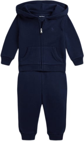 Polo Ralph Lauren LW Magic Fleecelsfzhood-st-pns Str 6M / 6-9 mdr - Navy Bukser hos Magasin