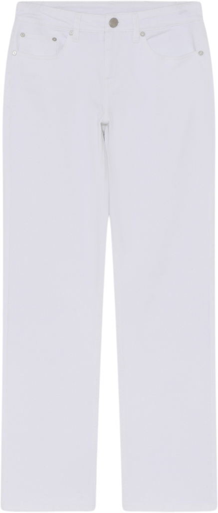 2NDDAY 2ND Suki TT Denim Feel Kvinde White Denim Straight Jeans Str 27 Denim - hos Magasin