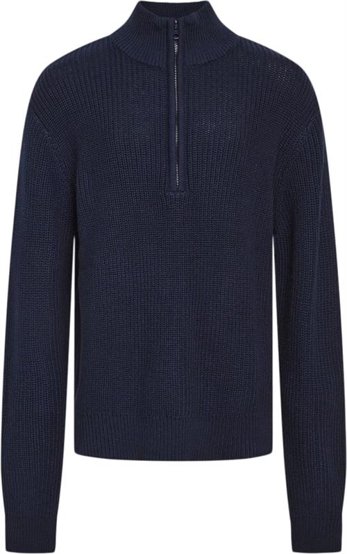 Se Grunt Durbuy Knit Str L/14Y - Navy Strik hos Magasin ved Magasin