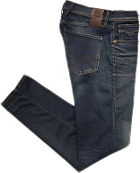 Replay Anbass Hyperflex Jeans Mand Blå Jeans Str 31/32 - Denim hos Magasin