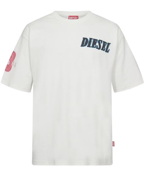 Diesel Tboxt-q19 T-shirt Mand 141 Kortærmede T-shirts Str XL - hos Magasin