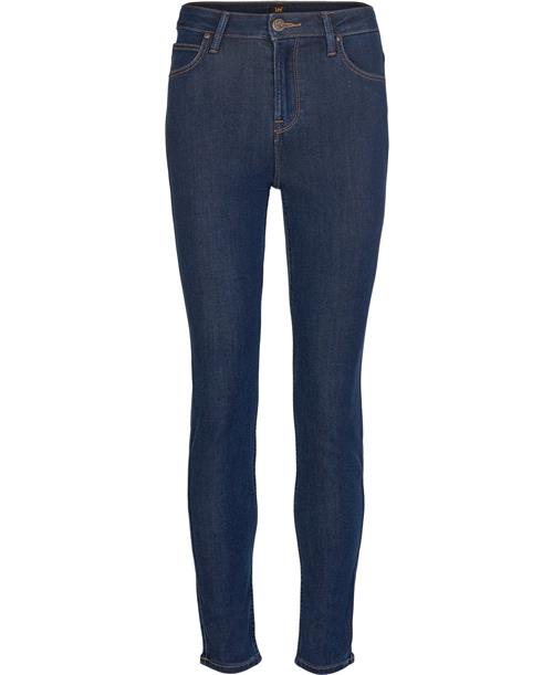 Lee Scarlett High Tonal Stonewash Kvinde Grå Skinny Jeans Skinny Fit Str 24/31 - hos Magasin