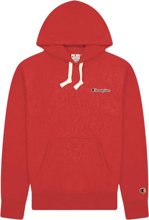 Champion Hooded Sweatshirt Mand Chinese Red Hoodies Str XS - Bomuld hos Magasin