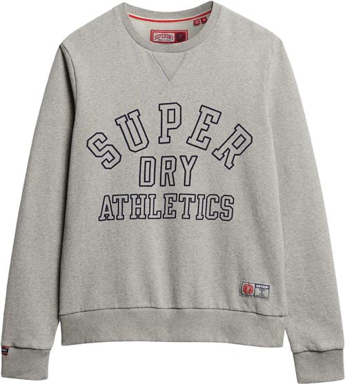 Superdry Athletic Printed Sweatshirt Mand Zuc Sweatshirts Str S - hos Magasin