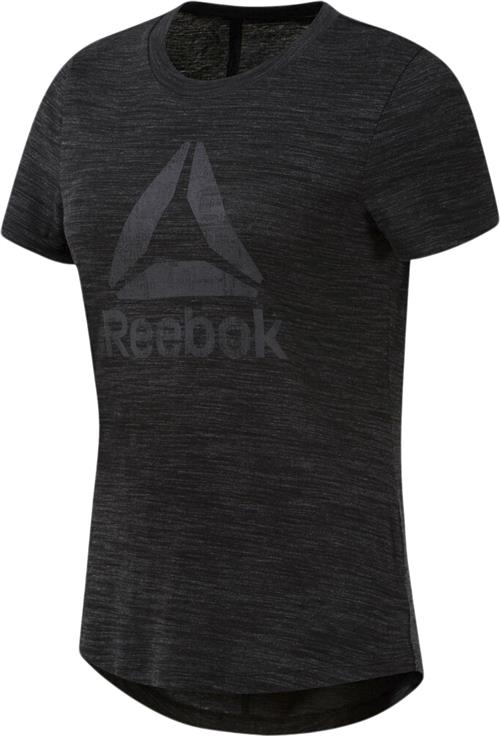 Reebok Training Essentials Marble Logo Tee XS - Trænings T-shirts Bomuld hos Magasin