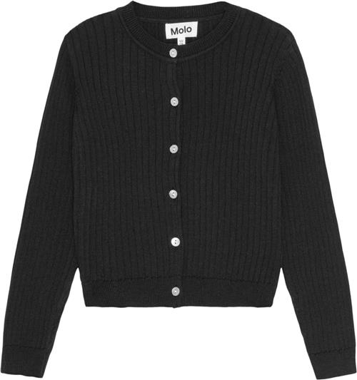 Molo Gloria Str 98-104 cm - Sort Cardigans Bomuld hos Magasin