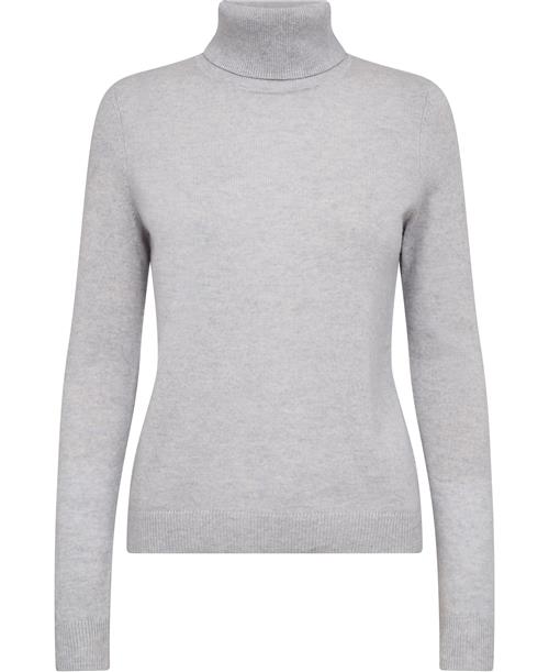 Christian Berg Kkarita ML - 100 Cashmere Kvinde Grey Mel Sweaters Str XL Cashmere - hos Magasin