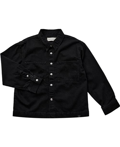 Calvin Klein LS Denim Shirt Clean Black Str 12 Denim - Washed Black Rigid Skjorter hos Magasin