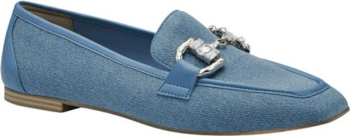 Tamaris 124228-42 Kvinde Denim Loafers Str 39 - Denim hos Magasin