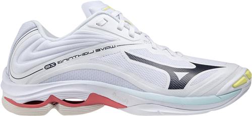 Mizuno Wave Lightning Z6 Håndboldsko Kvinde Hvid Indendørssko Str 36 - hos Magasin