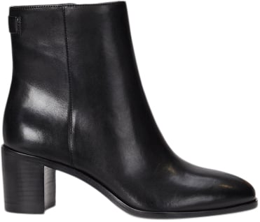 Se Lauren Ralph Lauren Burnished Calfcassie-bo-bte Kvinde Sort Støvletter Str 38 - hos Magasin ved Magasin