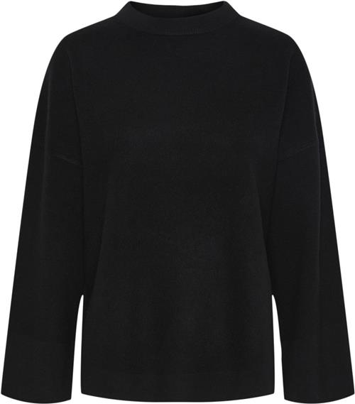 YAS Yasemilie Oneck Knit Pullover S. N Kvinde Sort Sweaters Relaxed Fit Str XL - hos Magasin