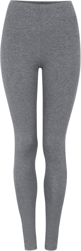 Soft Rebels Srroman Legging Kvinde Medium Grey Melange Leggings Str XL - hos Magasin