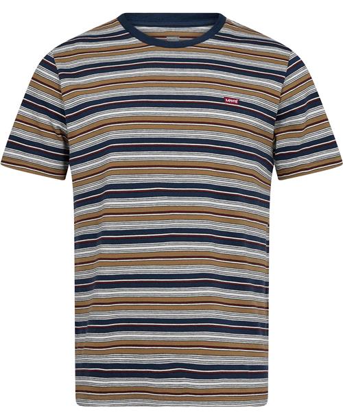 Levi's SS Original HM TEE Fletcher ST Mand Blå Kortærmede T-shirts Str S - Bomuld hos Magasin