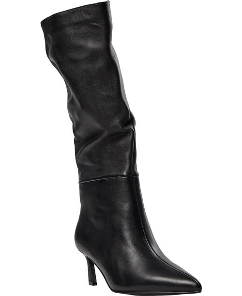 Steve Madden Lavan Boots Kvinde Black Leather Langskaftede Støvler Str 41 - hos Magasin