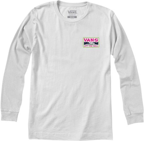 Se Vans Summer Camp LS Mand White Langærmede T-shirts Str S - Bomuld hos Magasin ved Magasin