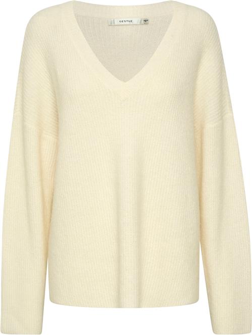 Gestuz Alphagz Vpullover Noos Kvinde Ivory Sweaters Str L - hos Magasin