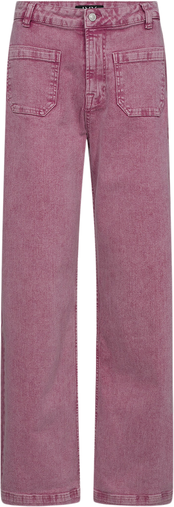 IVY Copenhagen Ivybrooke 70's Jeans Azid Color Kvinde Lipline Rose Bukser Med Lige Ben Str 30 / 32 - hos Magasin