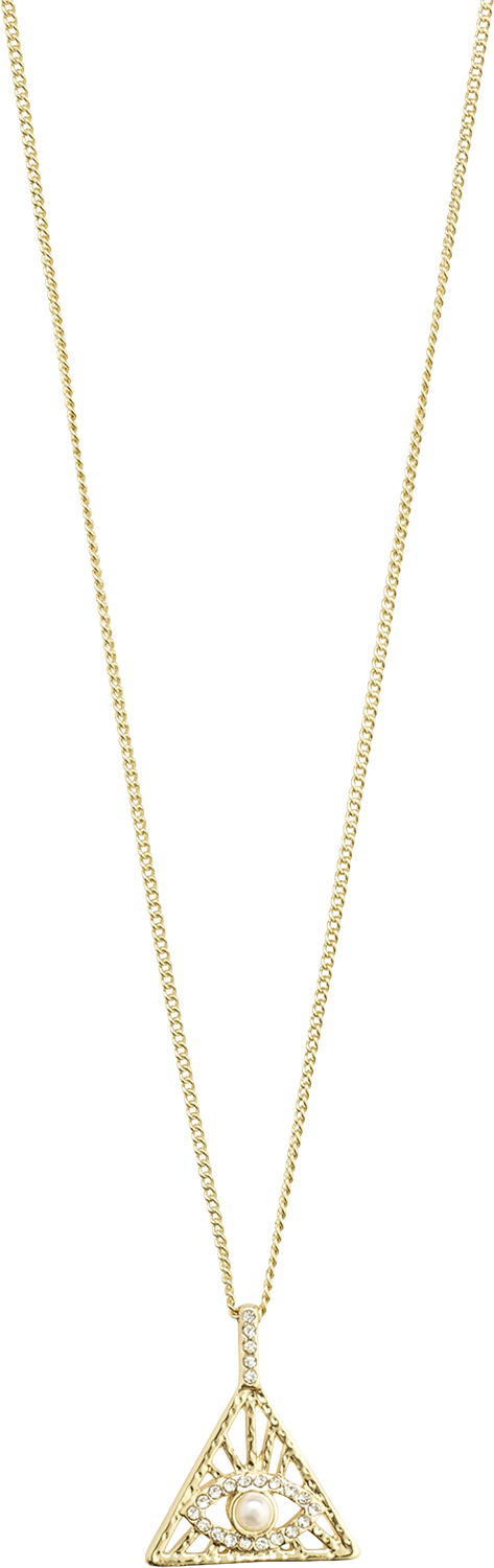 Pilgrim Focus Recycled Necklace Goldplated one size - Halskæder Med Vedhæng hos Magasin