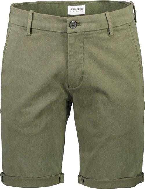 Lindbergh Chino Shorts Mand Dk Army Chino Shorts Str XXXXL - hos Magasin