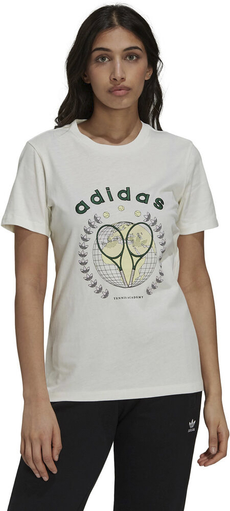 Se adidas Tennis Luxe Graphic Tshirt 34 - Trænings T-shirts Bomuld hos Magasin ved Magasin