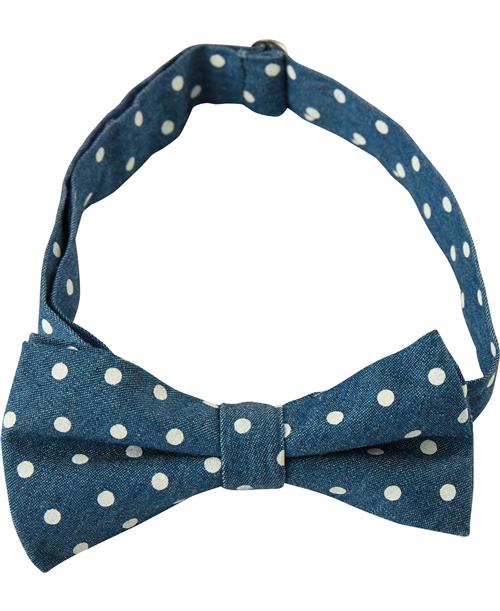 Se Milk & Soda Polka Dots Denim BOW TIE ONE SIZE - Butterflies & Slips hos Magasin ved Magasin