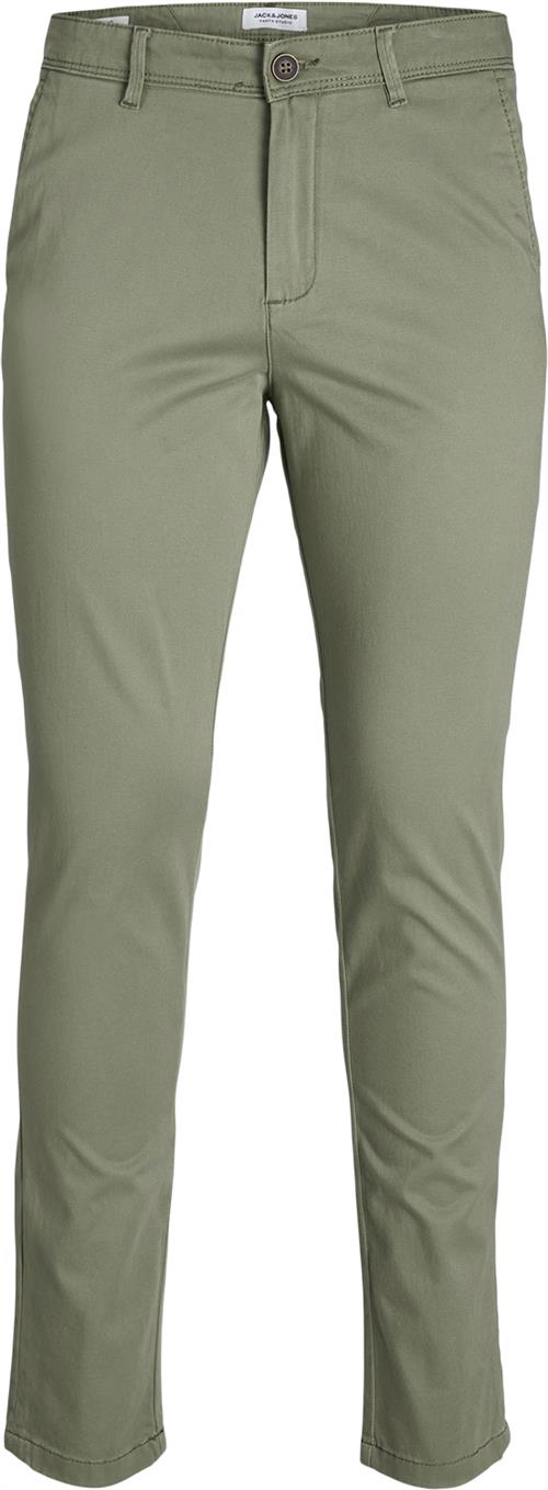 Se Jack & Jones Jpstmarco Jjbowie SA Noos Mand Deep Lichen Green Chinos Str "33/""30" - hos Magasin ved Magasin