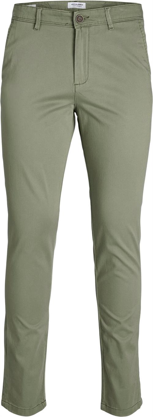 Se Jack & Jones Jpstmarco Jjbowie SA Noos Mand Deep Lichen Green Chinos Str "33/""34" - hos Magasin ved Magasin