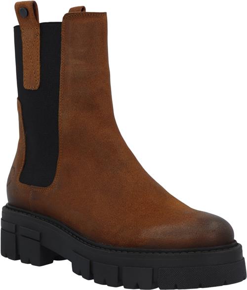 Cashott Casjida Chelsea Boot Oil Suede Kvinde Coffee Chelsea Boots Str 40 - hos Magasin