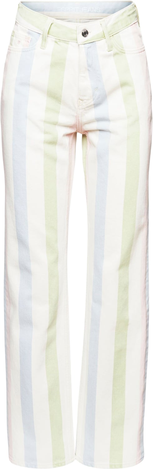 Esprit Retro Straight Kvinde Off White 2 Bukser Med Lige Ben Str 32/30 - hos Magasin