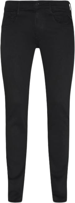 Replay Anbass Hyperflex Color Edition Mand Black Jeans Str 33/30 - Denim hos Magasin