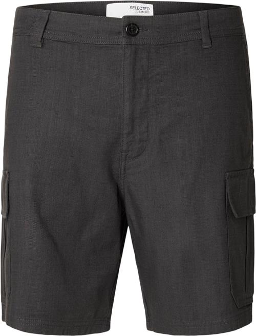 Se Selected Homme Slhregularolaf Cargo Shorts Mand Phantom Casual Shorts Regular Fit Str S - hos Magasin ved Magasin