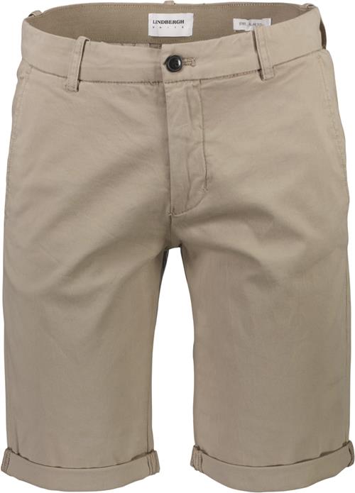 Se Lindbergh Chino Shorts Mand Sand Chino Shorts Str L - hos Magasin ved Magasin