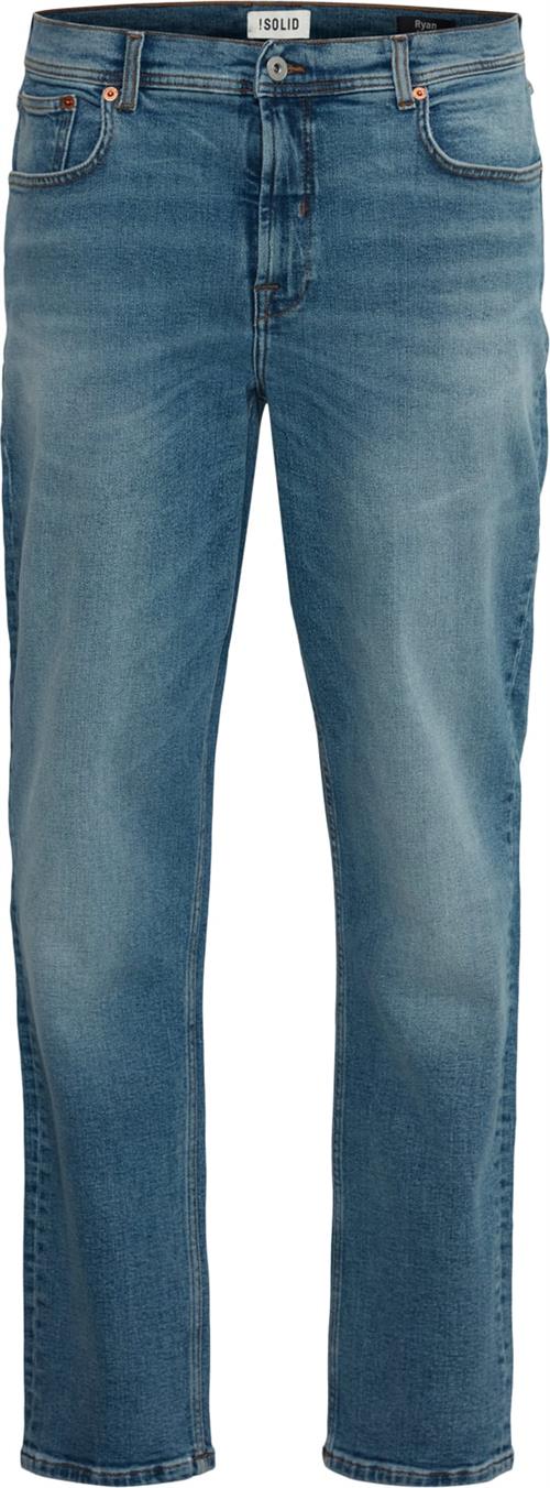 !Solid Sdisni Ryan Mand Light Vintage Blue Denim Jeans Regular Fit Str 31/30 - hos Magasin