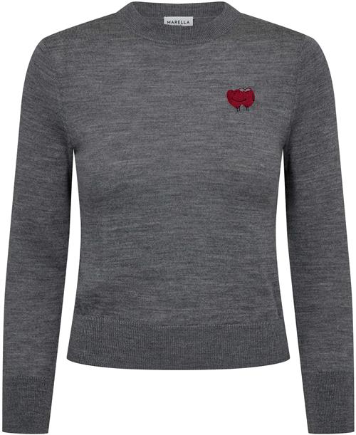 Se Marella Murena Kvinde Melange Grey Sweaters Str L - hos Magasin ved Magasin