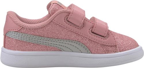 Se Puma Smash v2 Glitz Glam Sneakers Pink Sneakers Str 21 - hos Magasin ved Magasin