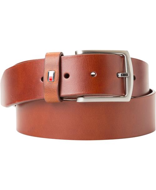 Se Tommy Hilfiger NEW Denton Belt 4.0 85cm - Bælter Læder hos Magasin ved Magasin