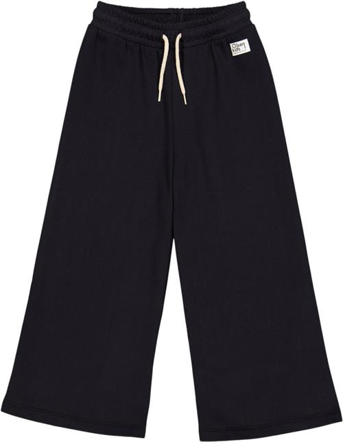 Müsli by Green Cotton Olsen Kids Sweat Flared Pants Str 128 - Black Bukser Bomuld hos Magasin