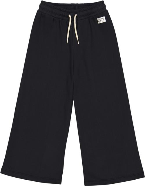 Müsli by Green Cotton Olsen Kids Sweat Flared Pants Str 116 - Black Bukser Bomuld hos Magasin