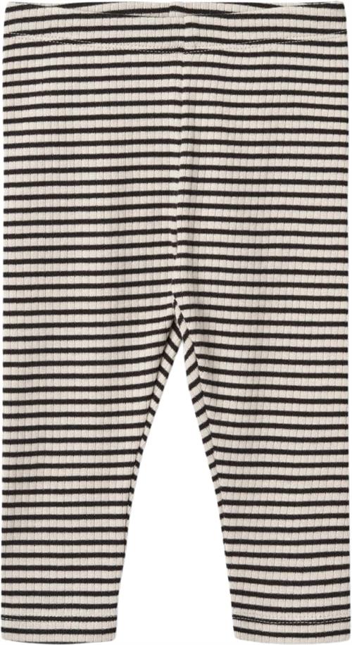 Se Wheat Jersey Leggings Jules Str 62/3m - Black Stripe Leggings Bomuld hos Magasin ved Magasin