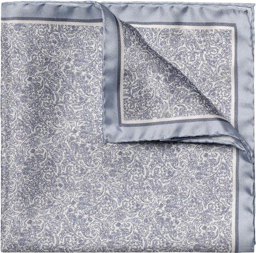 Se ETON Light Blue Paisley Silk Pocket Square One Size - Lommeklude Silke hos Magasin ved Magasin