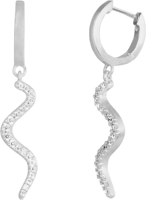 Se ByBiehl Wave Sparkle Hoop Mini R One size - Creoler hos Magasin ved Magasin