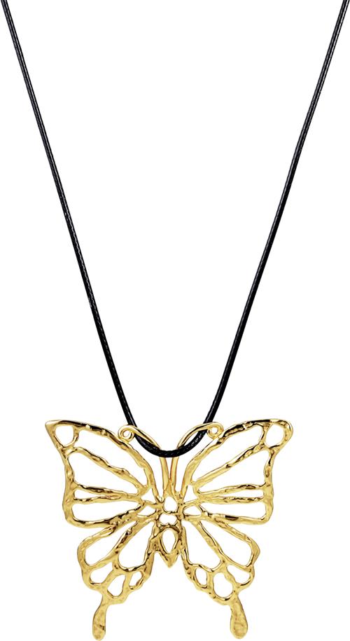 Jane Kønig Big Butterfly String Necklace One Size - Halskæder Med Vedhæng hos Magasin