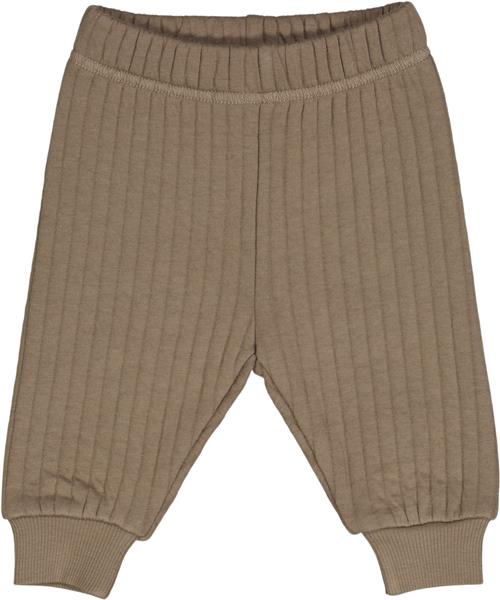 Se Müsli by Green Cotton Cotton Quilt Pants Str 56 - Walnut Bukser Bomuld hos Magasin ved Magasin