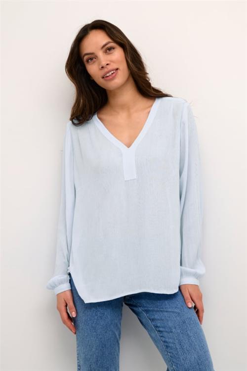 Se Kaffe Amber Blouse LS Kvinde Windsurfer Langærmede Bluser Str 44 - hos Magasin ved Magasin