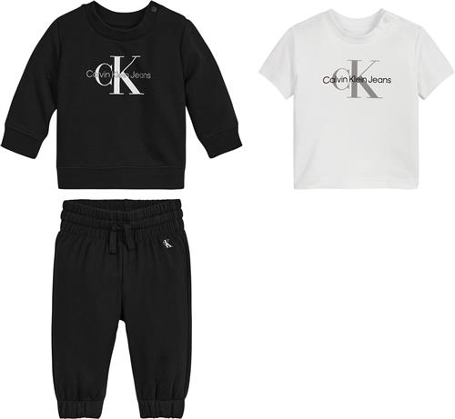 CK Kids Newborn Giftpack With Monogram Logo Str 68 - Beh Sweatshirts Bomuld hos Magasin