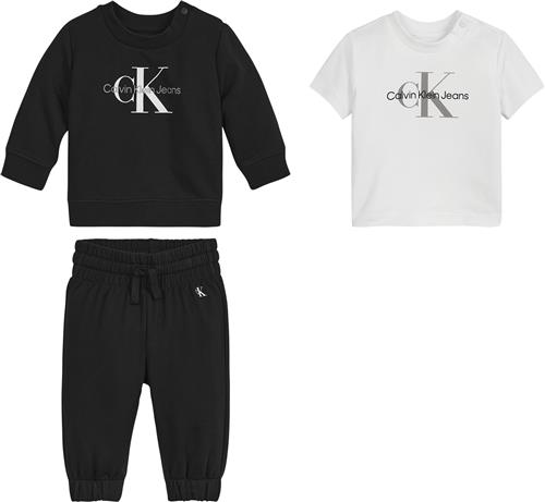 CK Kids Newborn Giftpack With Monogram Logo Str 80 cm - Beh Sweatshirts Bomuld hos Magasin