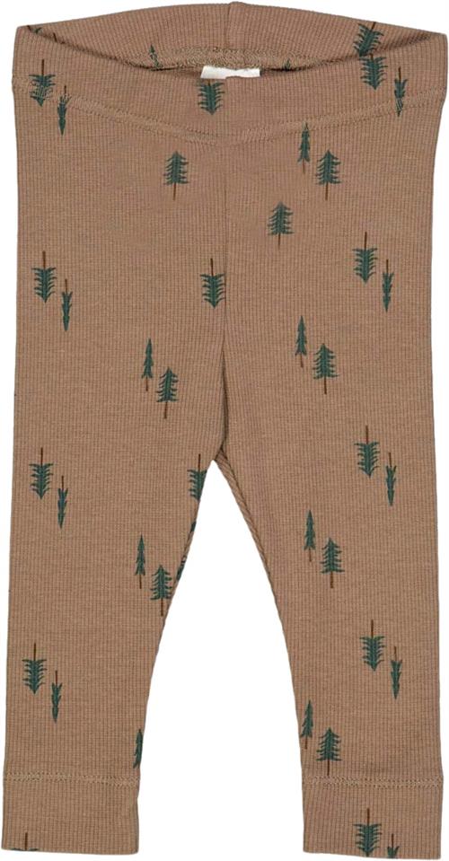 Müsli by Green Cotton Pine Leggings Baby Str 98 - Shade/ Balance Green/ Bark Leggings Bomuld hos Magasin