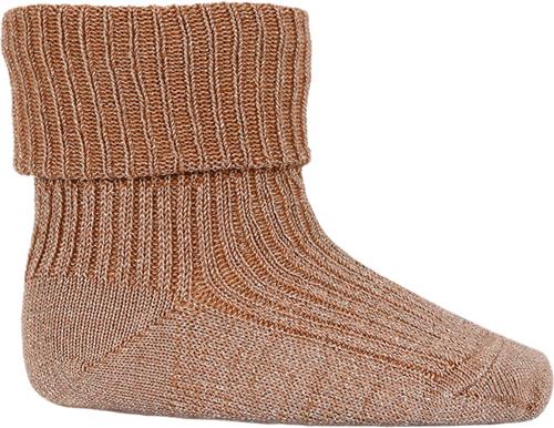 mpKids Ida Glitter Socks Str 17/18 - Maple Sugar Strømper hos Magasin